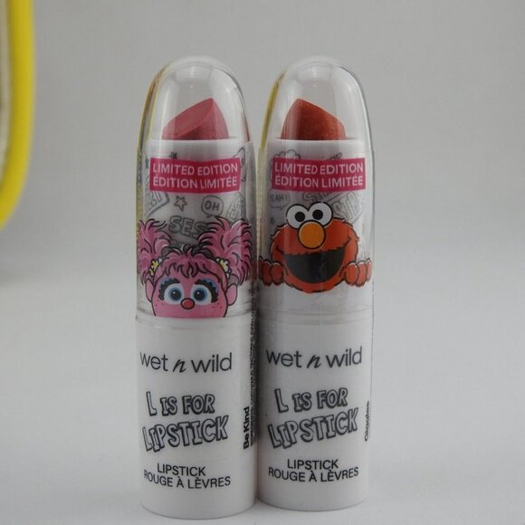 Wet n wild Sesame Street Collection Set Make Bag Brushes Blender Eye Shadow Lip - Picture 8 of 8
